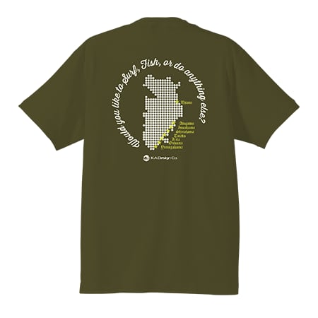 【受注生産】Izu SURF Tee (Olive)