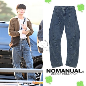★BOYNEXTDOOR テサン 着用!!【NOMANUAL】T.S DENIM PANTS - WASHED NAVY
