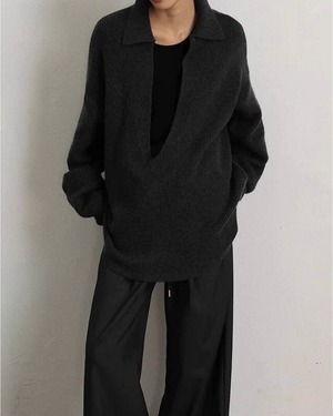 リラックスVニットプルオーバー  A0535