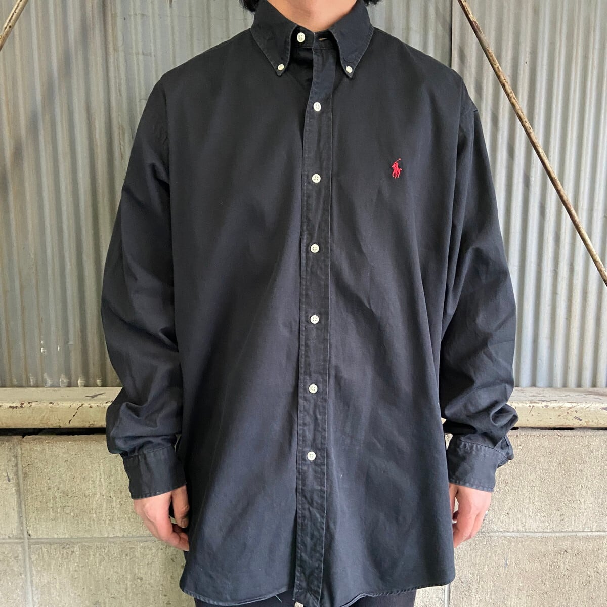 90年代 Ralph Lauren ラルフローレン BLAKE ボタンダウンシャツ メンズ 