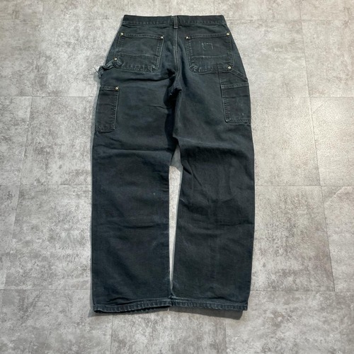 USA製 ブラック ダブルニー Carhartt B01BLK 29×30 詳細写真3