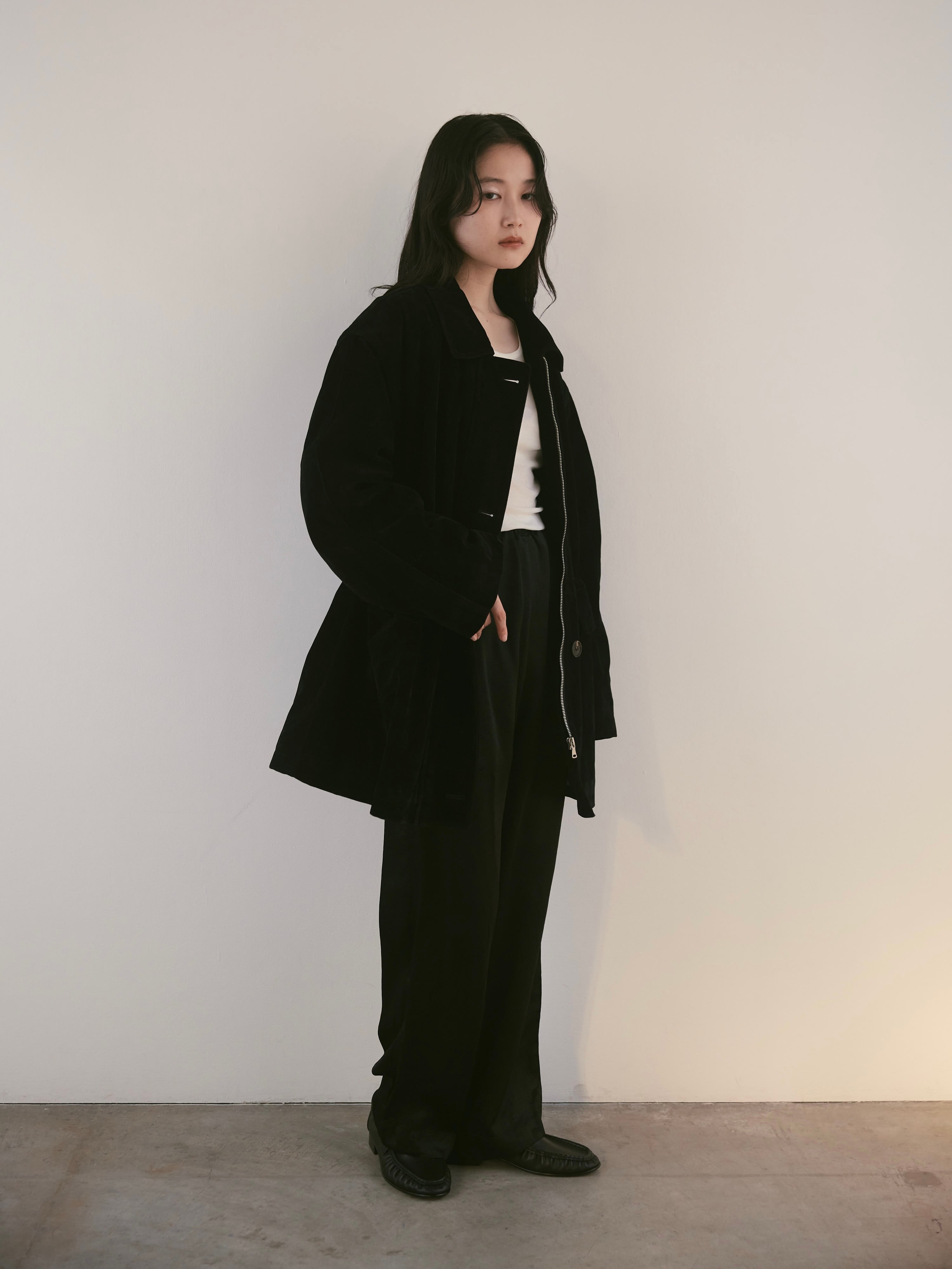 eco suède coat | aéré