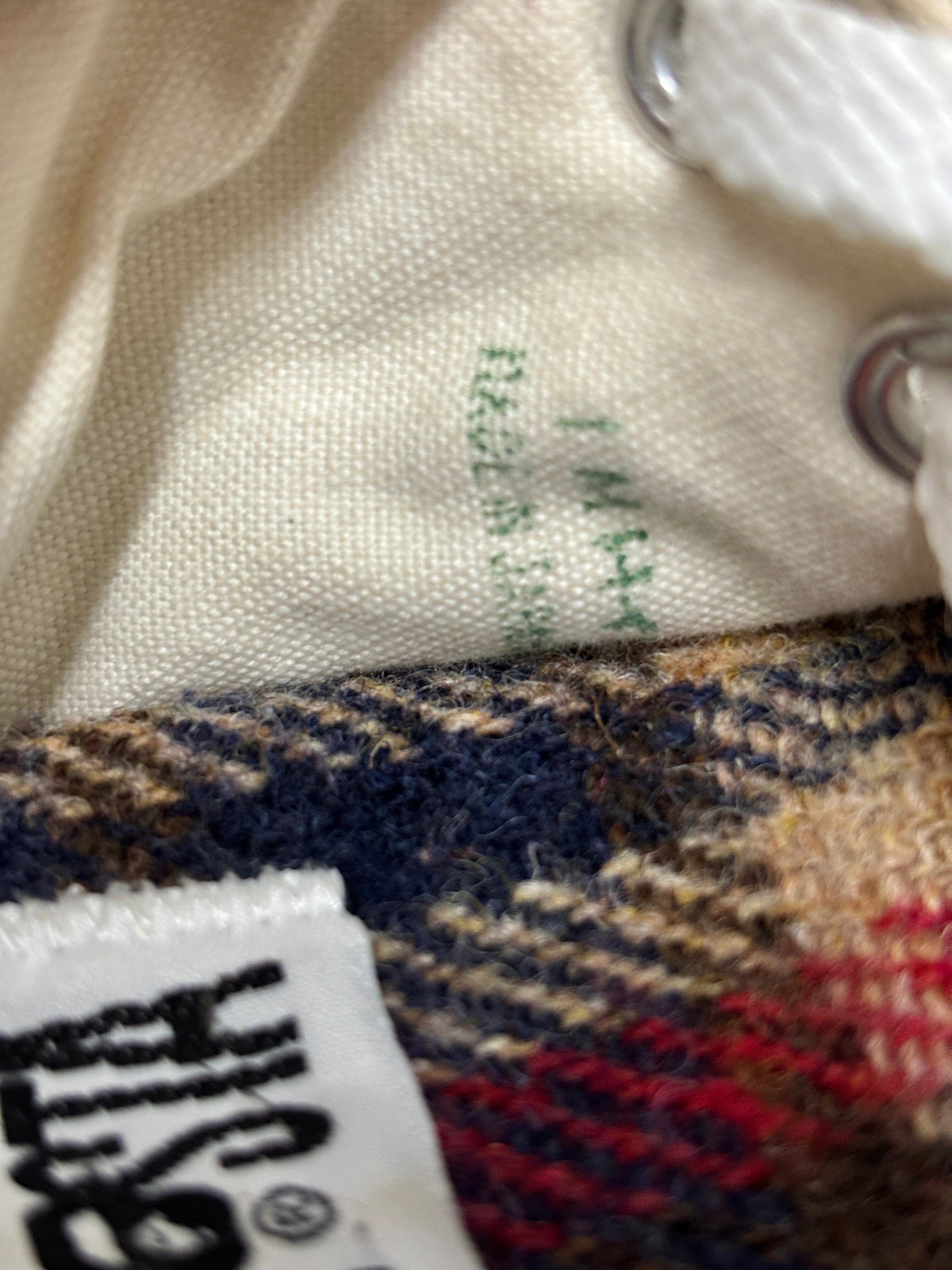 A BATHING APE × HARRIS TWEED/APESTAR HI/日本製/26.5cm/エイプスタ