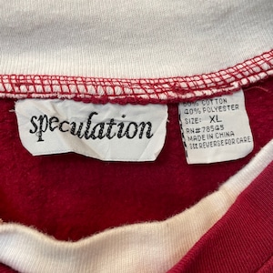 【specufation】刺繍 かわいい系 スウェット トレーナー XLサイズ アメリカ古着