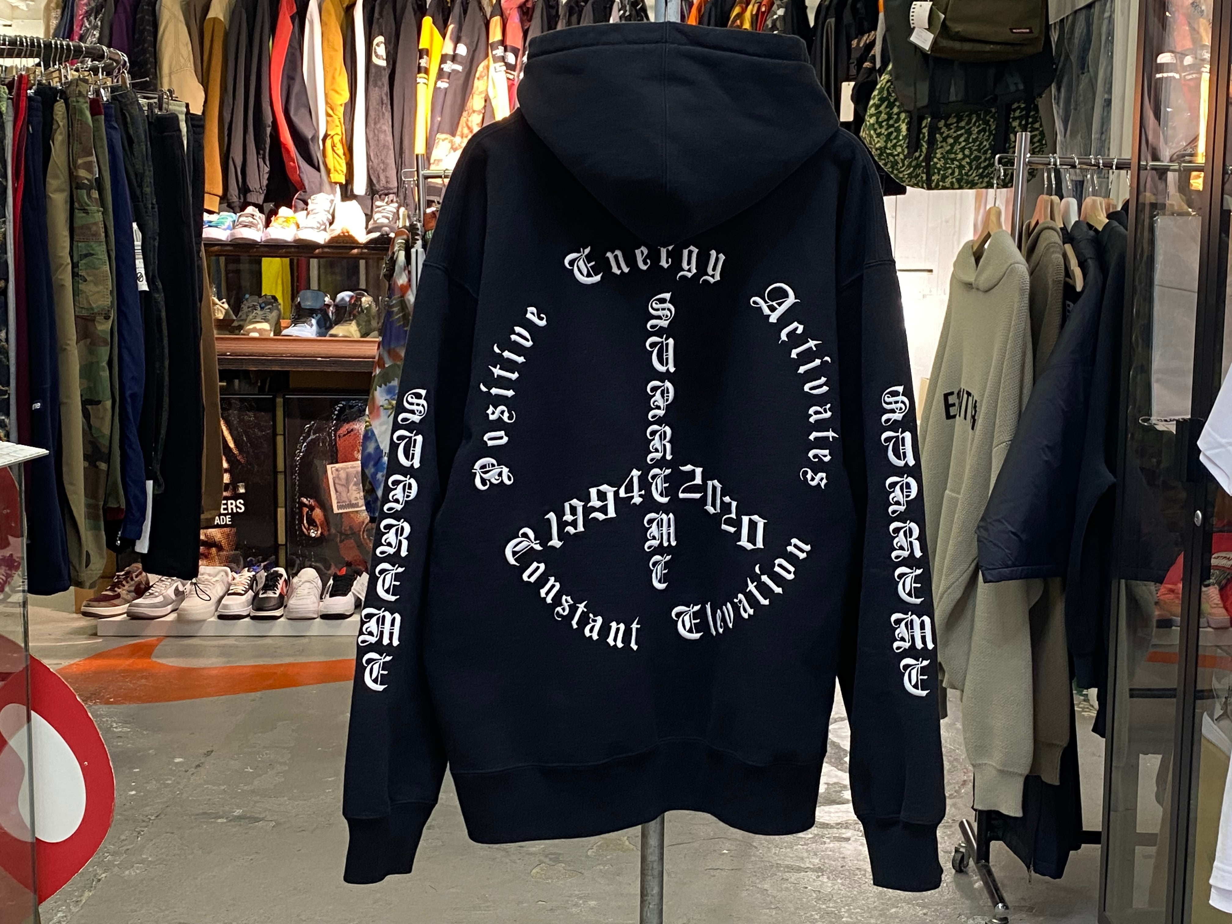 Supreme peace hooded sweatshirt  20fw  L