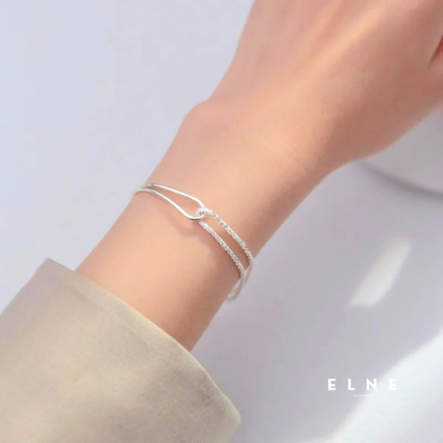 ニュアンスライン2連ブレスレット