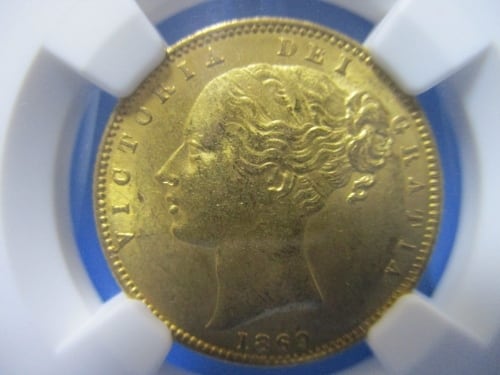 イギリス 1ソブリン金貨☆ヤング・ヴィクトリア女王/1869年 イギリス 1ソブリン金貨☆ヤング・ヴィクトリア女王/1869年