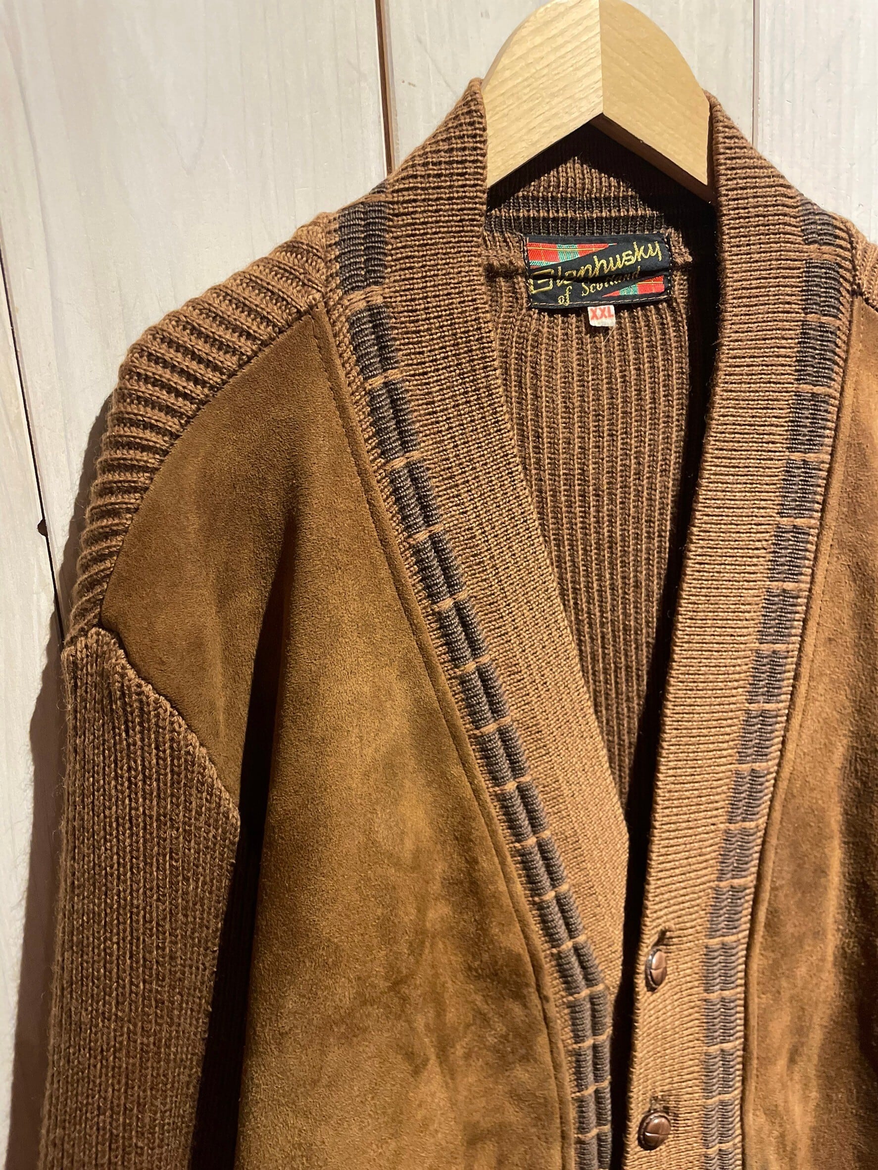 a.k.a.C.a.k.a vintage】Suede Leather Switching Design Euro