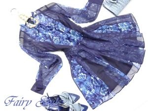 ★送料無料★7～9号☆綺麗な色合いのシフォンワンピ(OPN6342) 