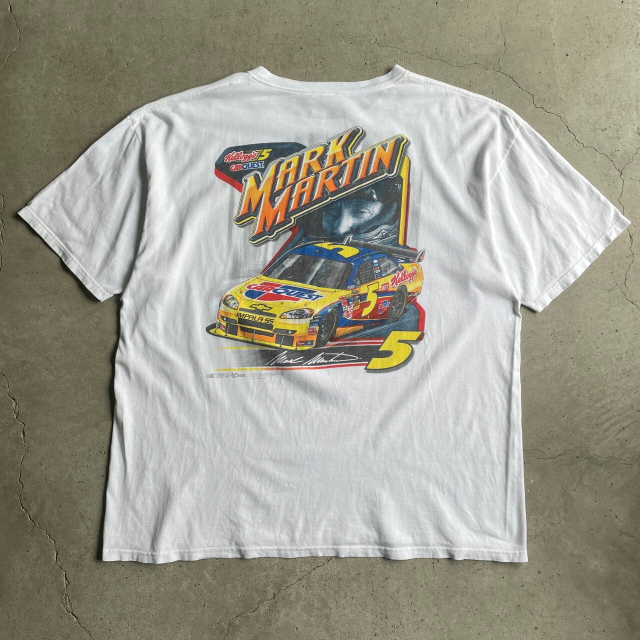 ビッグサイズ NASCAR ナスカ 両面プリント レーシングTシャツ メンズ 