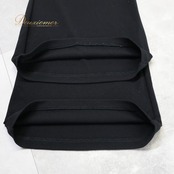 社交ダンス 衣装 ズボン ブラック系 チャコット Chacott 黒 無地 シンプル レッスン 練習 伸縮 ストレッチ オーバースカート 上品 オールブラック 日本製 ダンス衣装