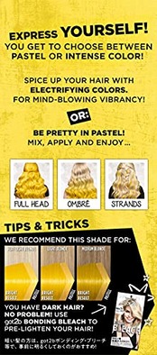 シュワルツコフ got2b カラークリーム ヘアコンディショナー・手袋付きネオンイエロー 1個 (x 1) 医薬部外品