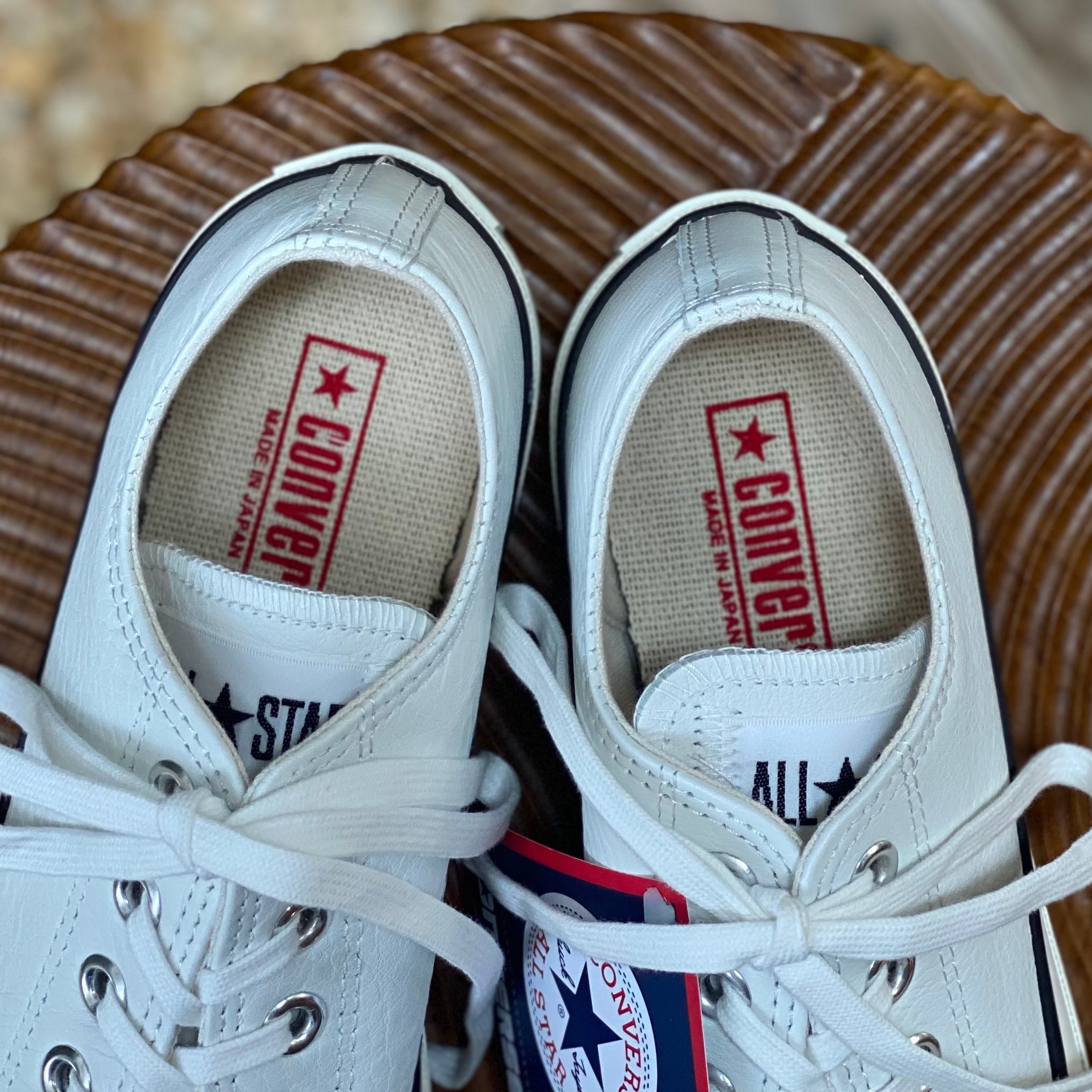 CONVERSE(コンバース)LEATHER ALL STAR J OX WHITE | Debby