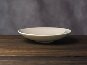 muutos plate 15cm ピンク／kobayashi pottery studio