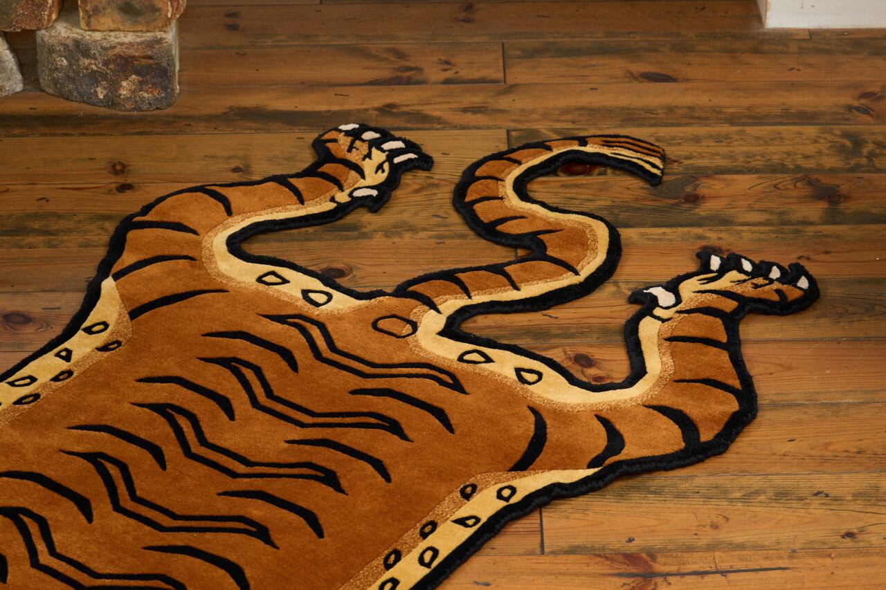 Tibetan Tiger Rug 《Lサイズ•プレミアムウール363》チベタンタイガー