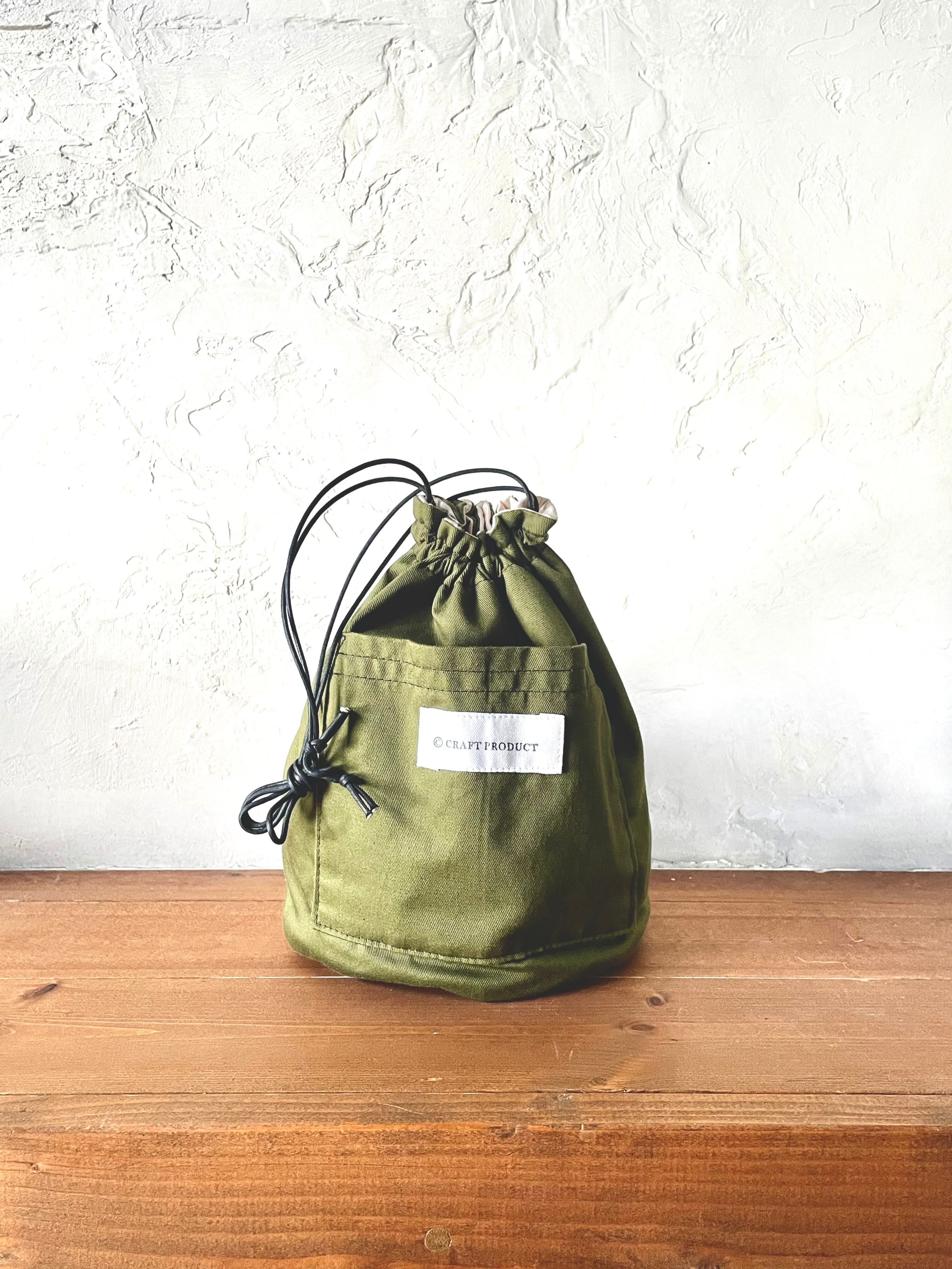リバーシブル巾着バッグ | CRAFT PRODUCT ＋ K