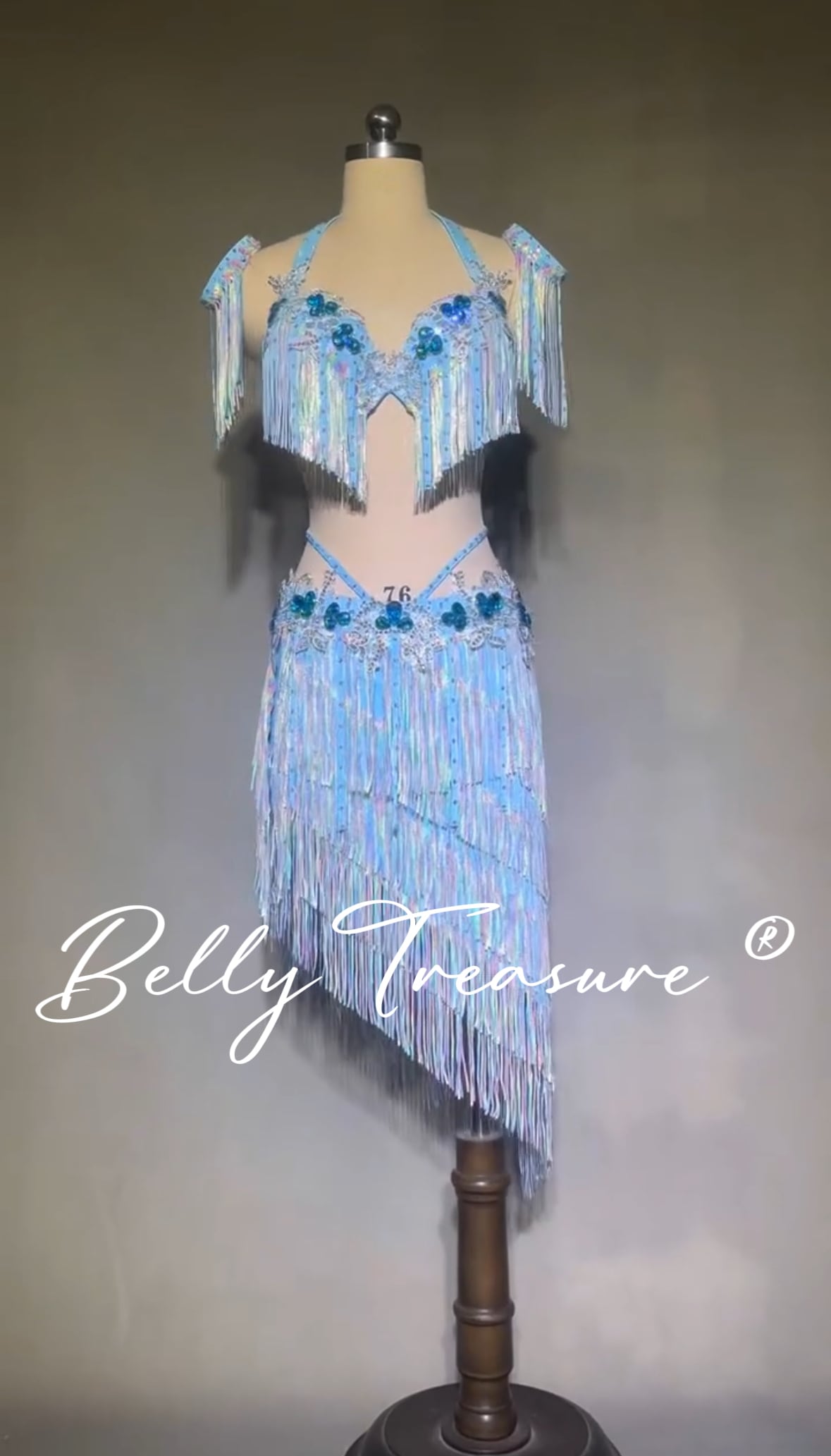 【たま】ベリーダンス衣装　オーダーメイド　紺×レース オーダーメイド＞コスチューム ベリーダンス衣装 | ベリーダンス