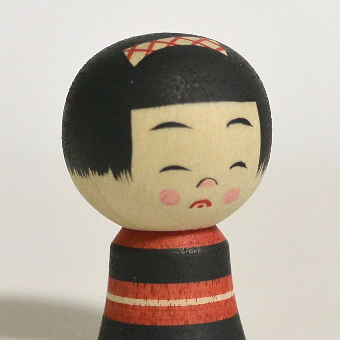 小寸こけし（ミニこけし） 約1寸 約3.5cm 鈴木明 工人（作並系）#2263