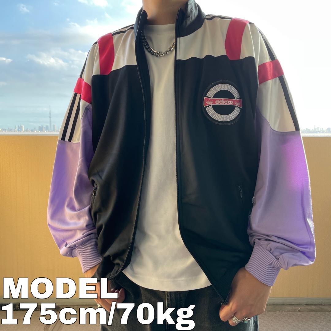 レア配色 5XL adidas アディダス トラックジャケット ブルー 青 赤