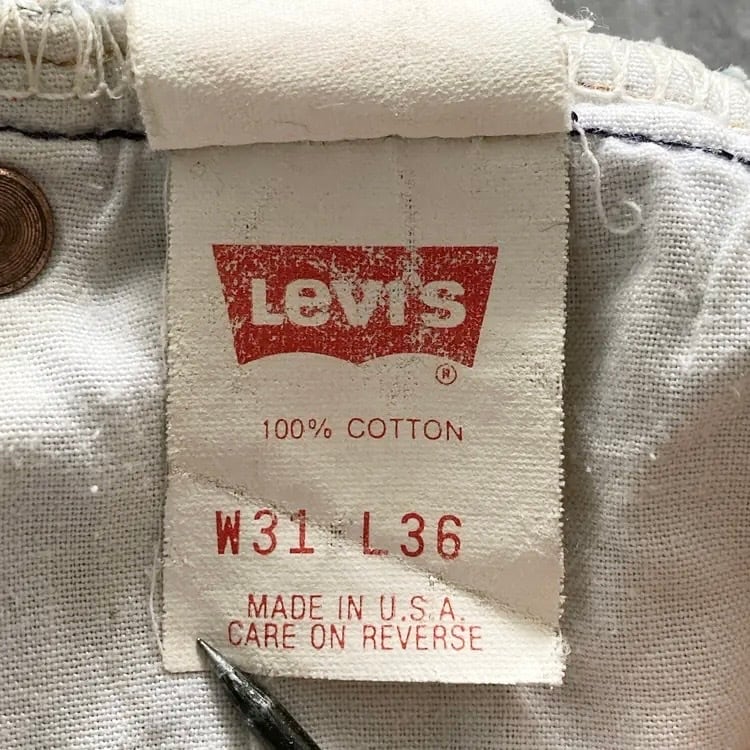 W31 L36】90s US.Levis 501 リーバイス USA製 93年製 アメリカ製