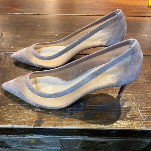 Christian Louboutin クリスチャン ルブタン メッシュパンプス 37 1/2 