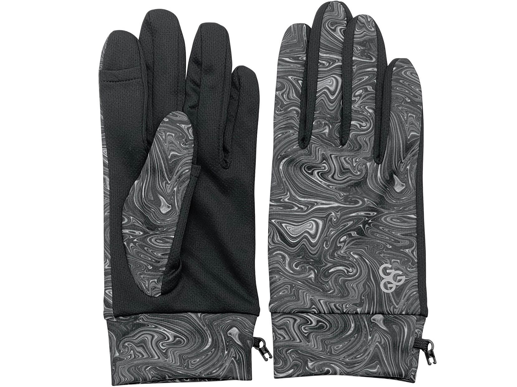 ［P.O.GLOVES］graphic 2.0：marble-black