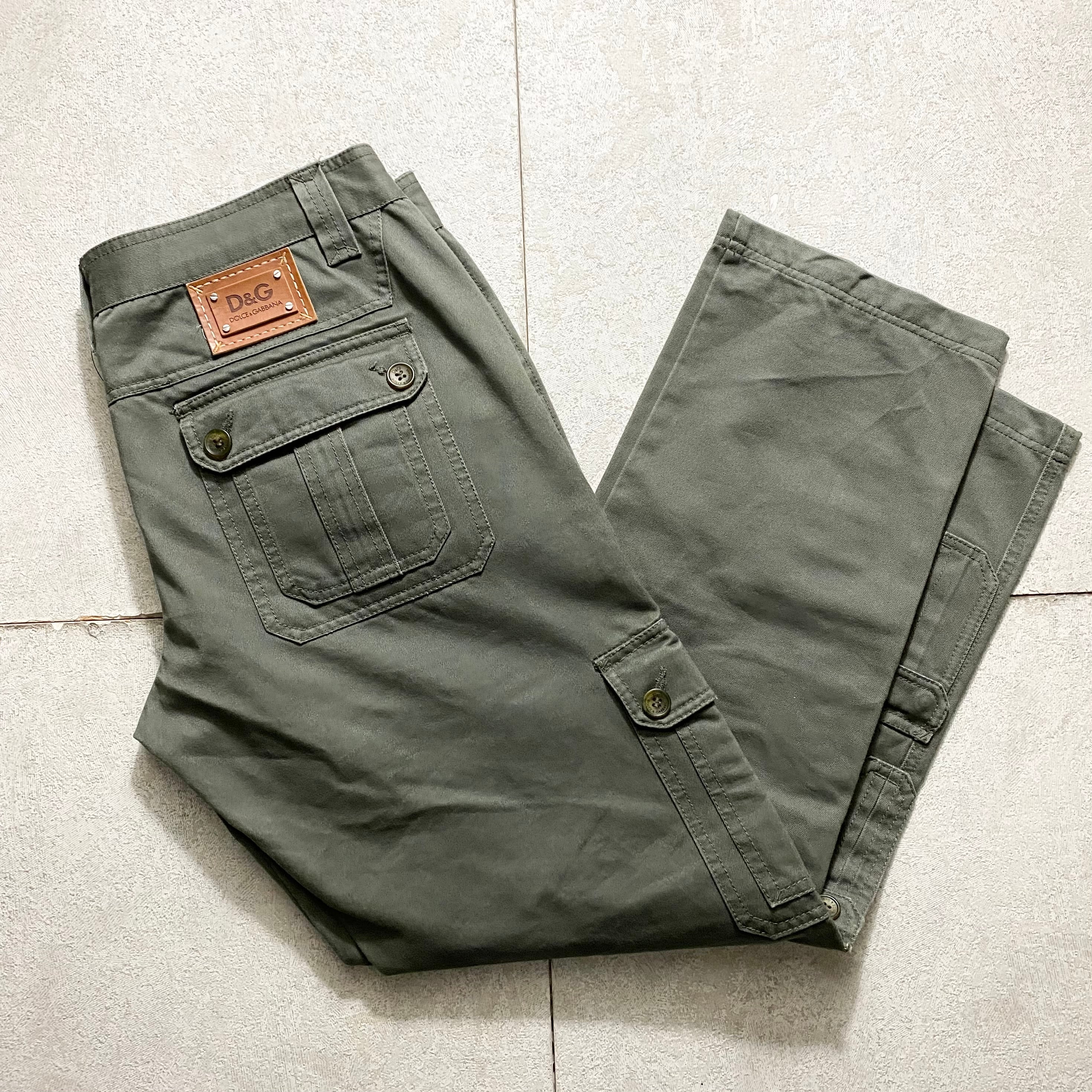 パンツ D&G 05aw multi pocket cargo pants 52 ディー&ジー ドルガバ ドルチェ&ガッバーナ D&G 00s Multi Pocket