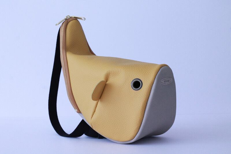 かばんばかふぐショルダーバッグ海の生き物バッグ革 