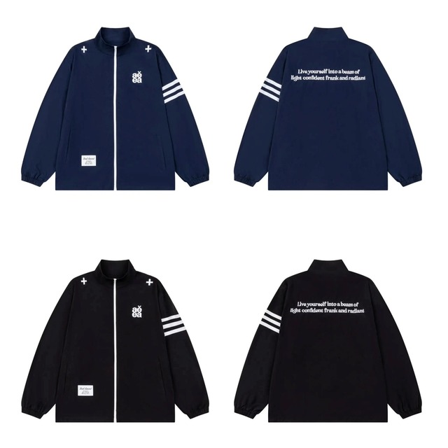 ロゴグラフィックアームラインジップアップジャケット 4col R02592