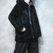 reversible animal fleece jacket