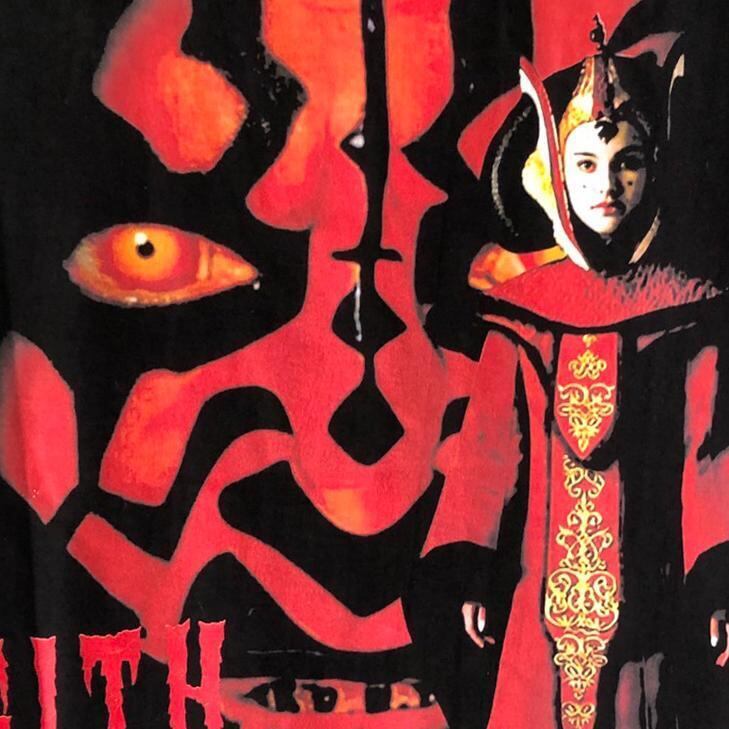 スターウォーズ　ファントムメナス　 女王アミダラ　Tシャツ　ナタリーポートマン スターウォーズ ファントムメナス 女王アミダラ Tシャツ