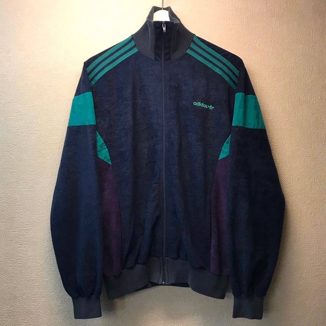 1970-80's adidas / Zip-up Velour Track Top / Made in France / SIZE : 180 |  TEKITOU CLOTHING