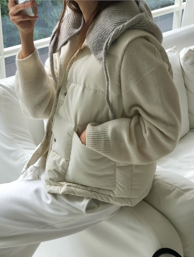 (予約) verveine / Bloom duck down vest 3color