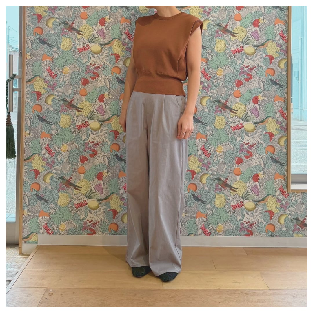 【B-chad】ストレッチワイドストレートパンツ