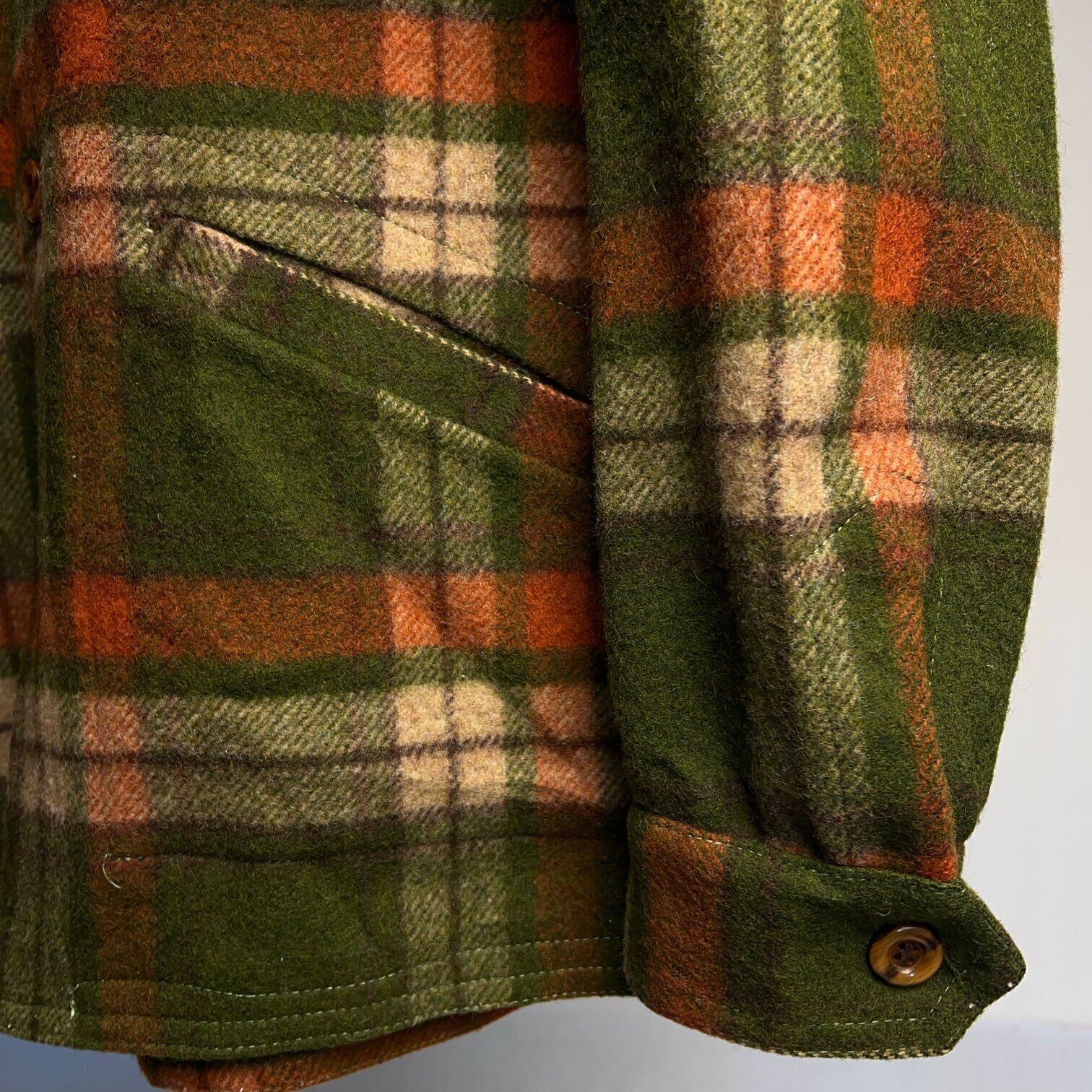 1970's Plaid Wool Jacket 70年代 チェック柄 ウールジャケット