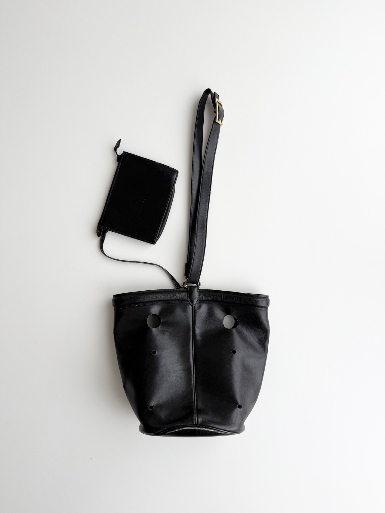 1960s HERMES SAC SEAU MANGEOIRE
