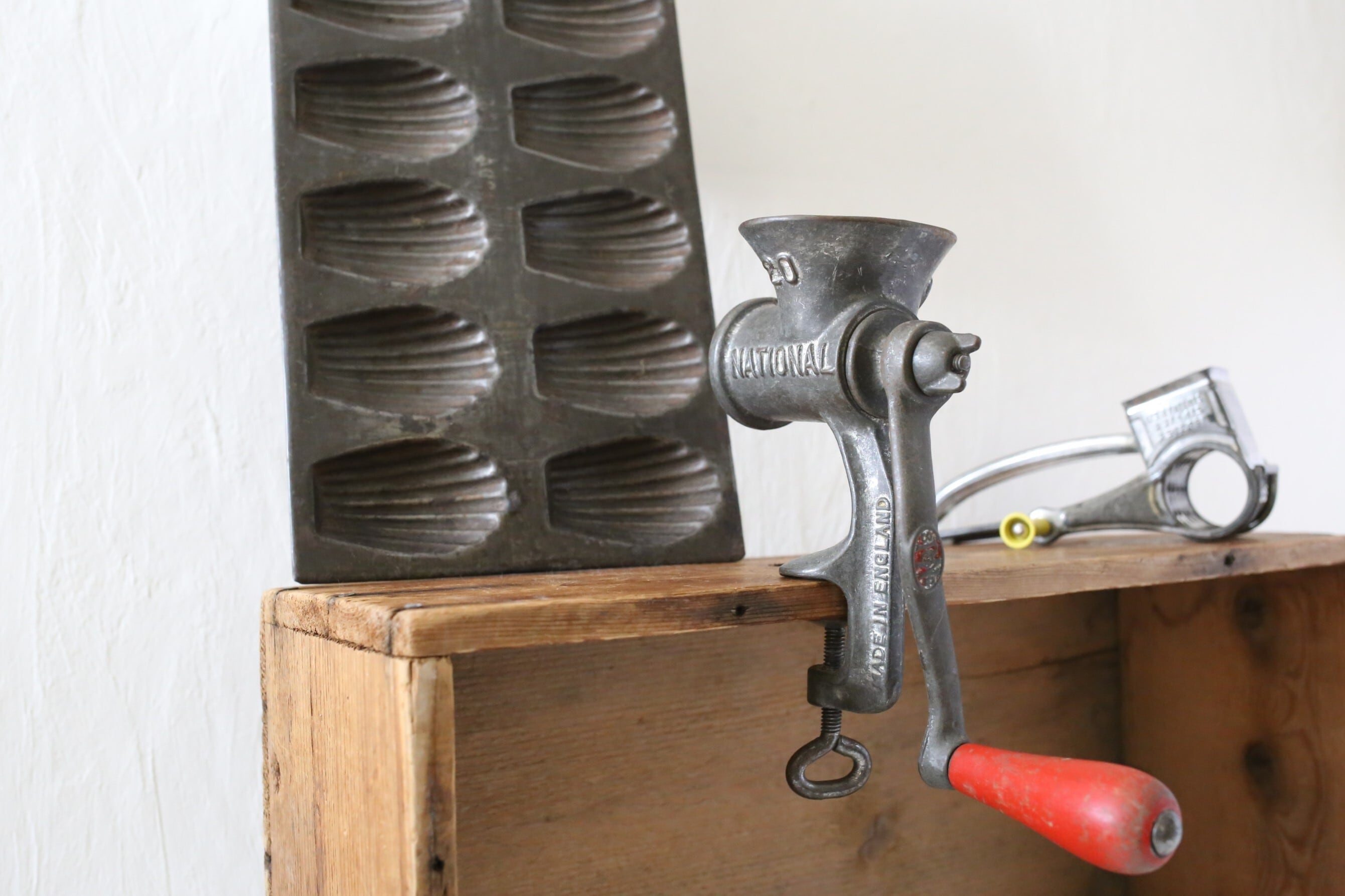 イギリス アンティーク ヴィンテージ SPONG ミンサー 肉挽き機 N-01736