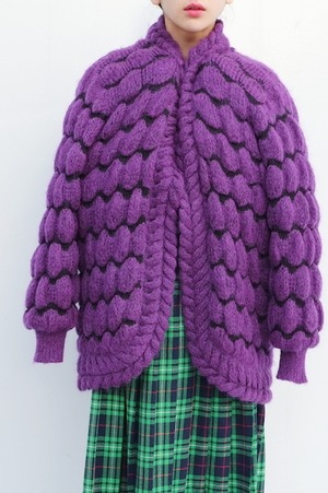 grapeshot knit jacket.