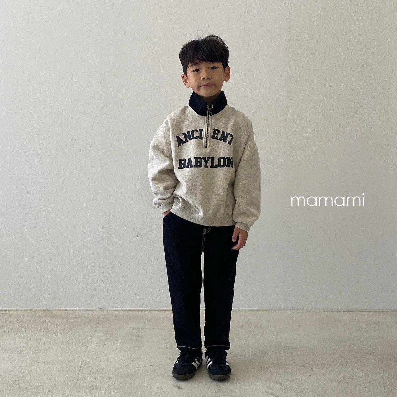 （即納）mamami / always stitch pants
