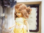 ブルーアイ・イエローチェックワンピース　「Nancy Ann Story Book Doll」（ウィッグ取れ・まつ毛割れあり） 画像9
