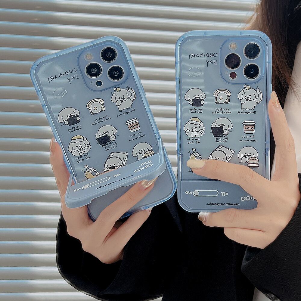 送料無料♡ iPhoneケース スタンド付き キャラ iPhone14 スマホケース