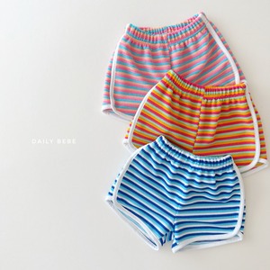 «予約»«ジュニアサイズあり»«daily bebe» レインボーショートパンツ 3colors