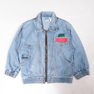 《kids》90’s Little Levi’s “LEVI’S SPORT JEANS” Denim Jacket Sz:7 リトルリーバイス デニムジャケット キッズウェア