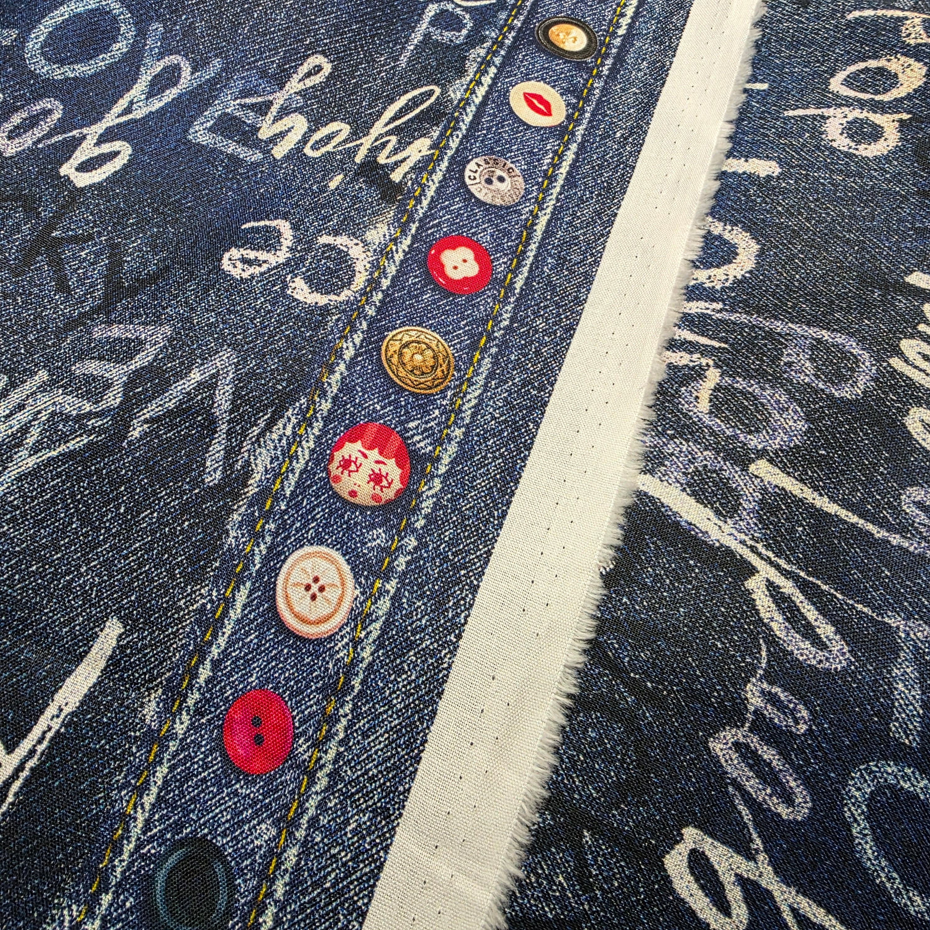 selfishM Lovely Panic リメイクデニム柄 | junequilt