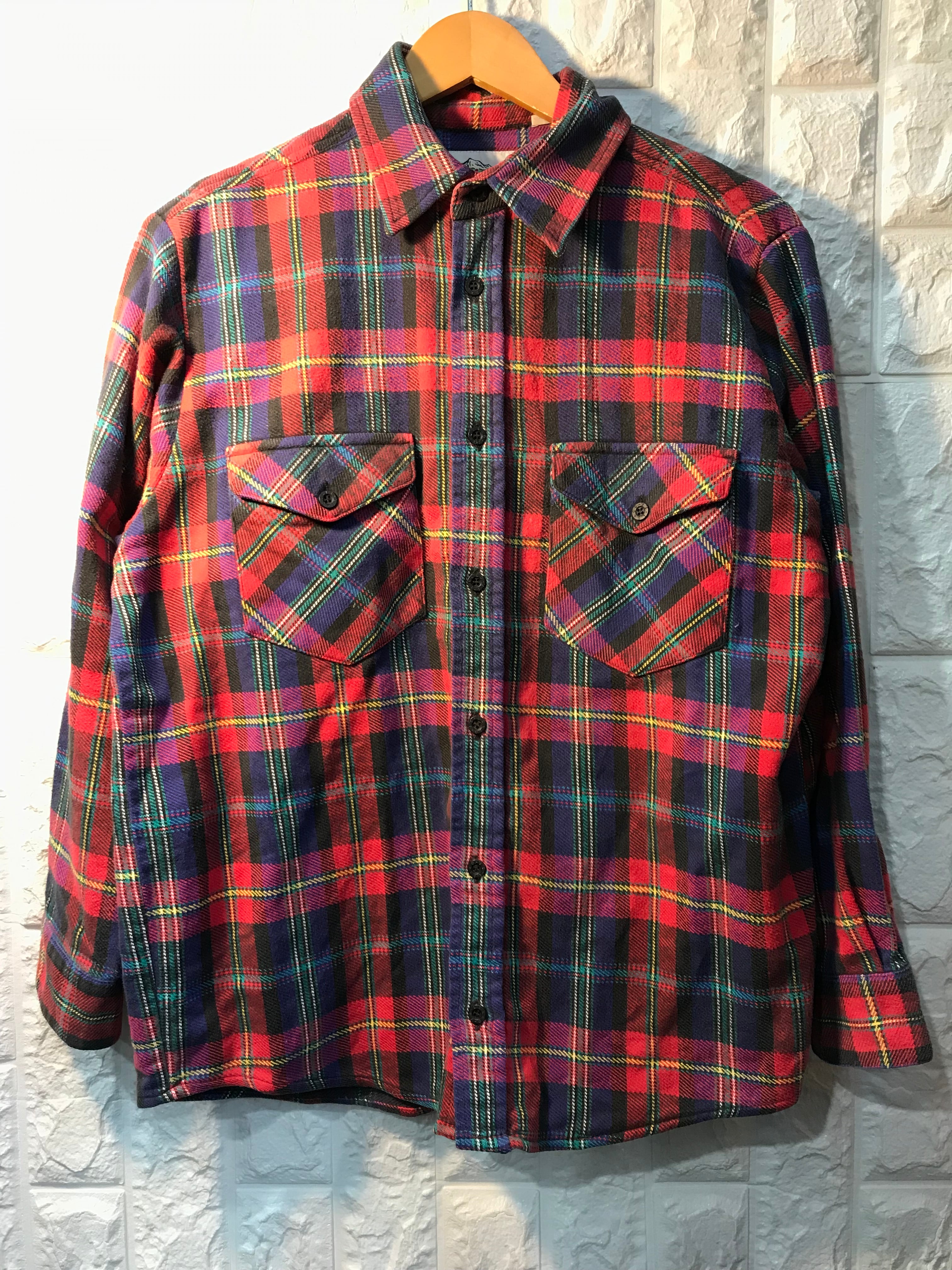 90年代 OSH KOSH オシュコシュ ヘビーネルシャツ チェックシャツ