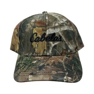 CABELA'S CAMO 6-PANEL SNAPBACK HAT SIZE FREE (USED)