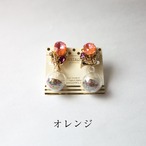 オーロラドーム&ビジュー　イヤリング