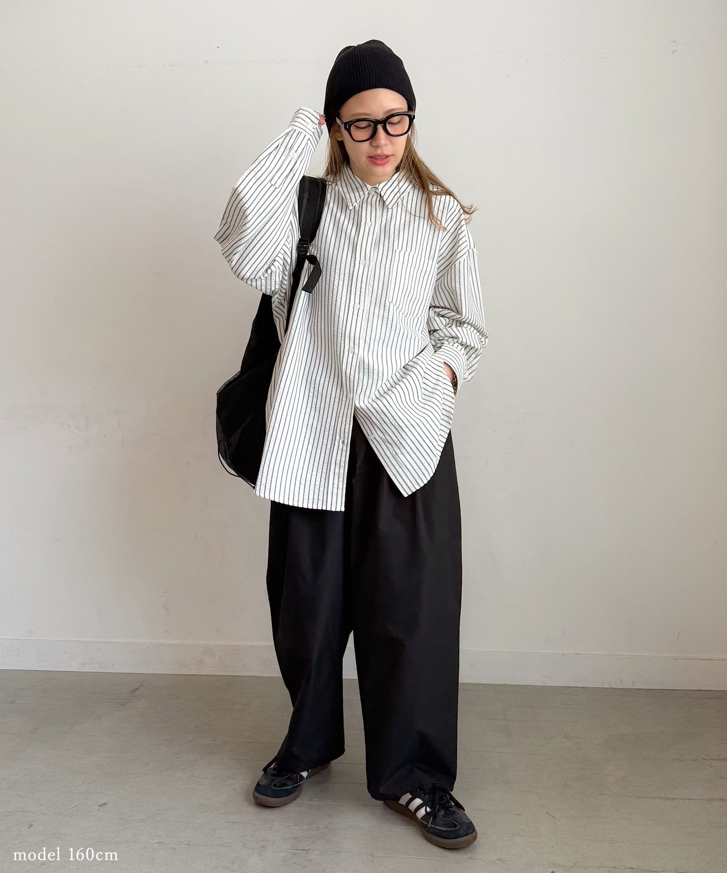C】ストライプルーズシャツ | PICHI