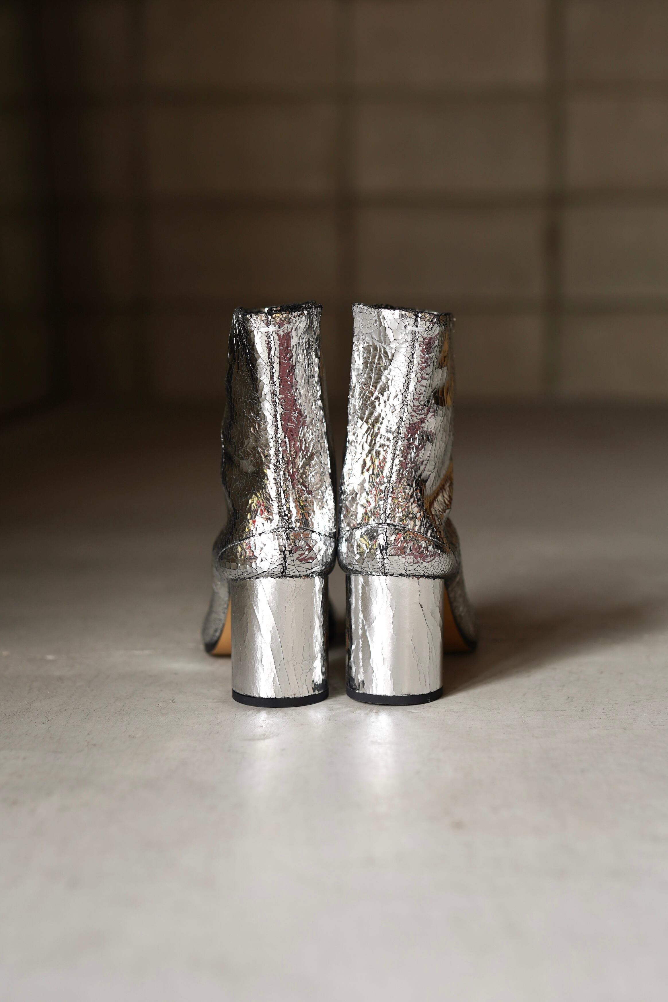 Maison Margiela / Tabi Boots / 8cm heel (silver) | JUQUI Online