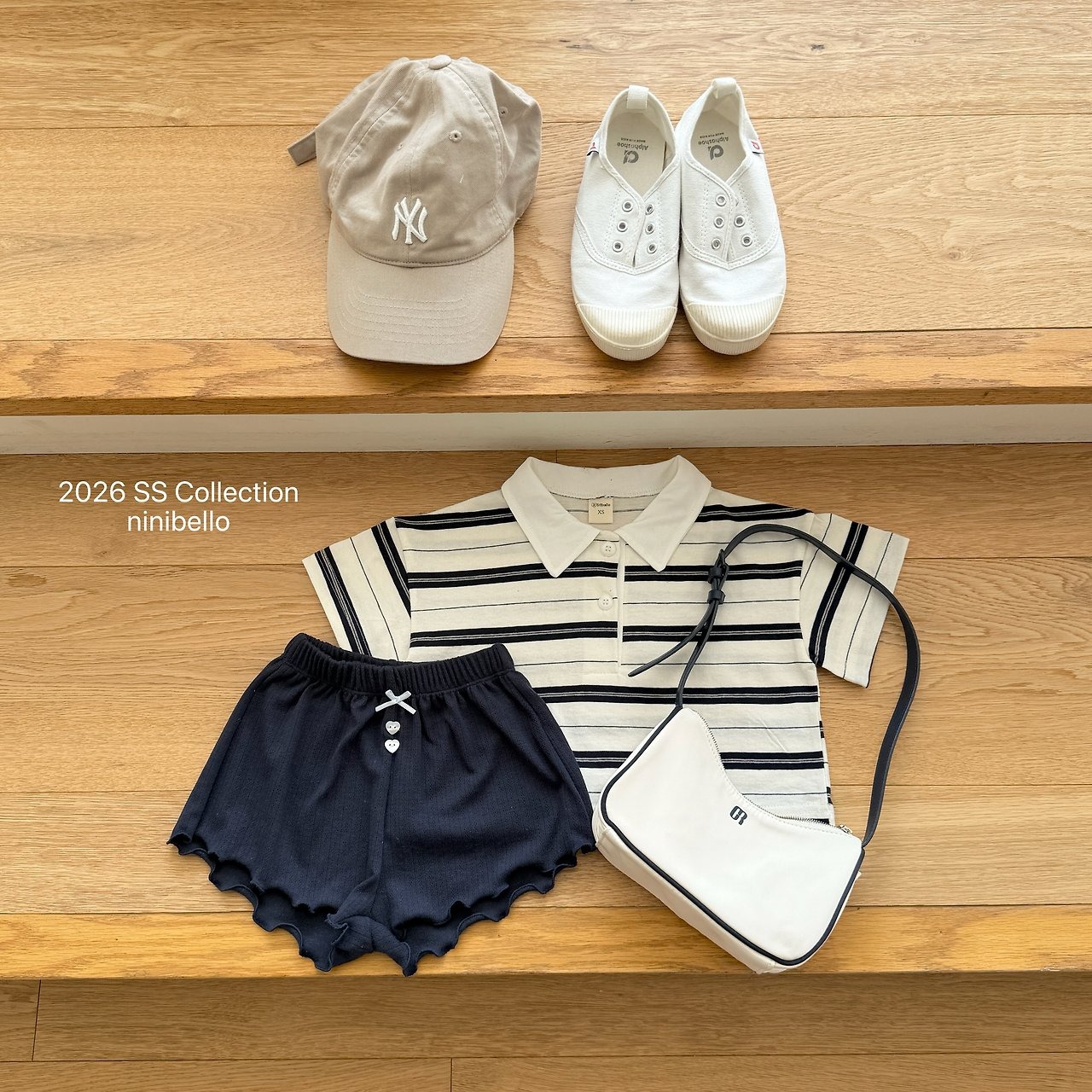 [ninibello] Poki Collar Tee +fee2 / [니니벨로] 포키카라티